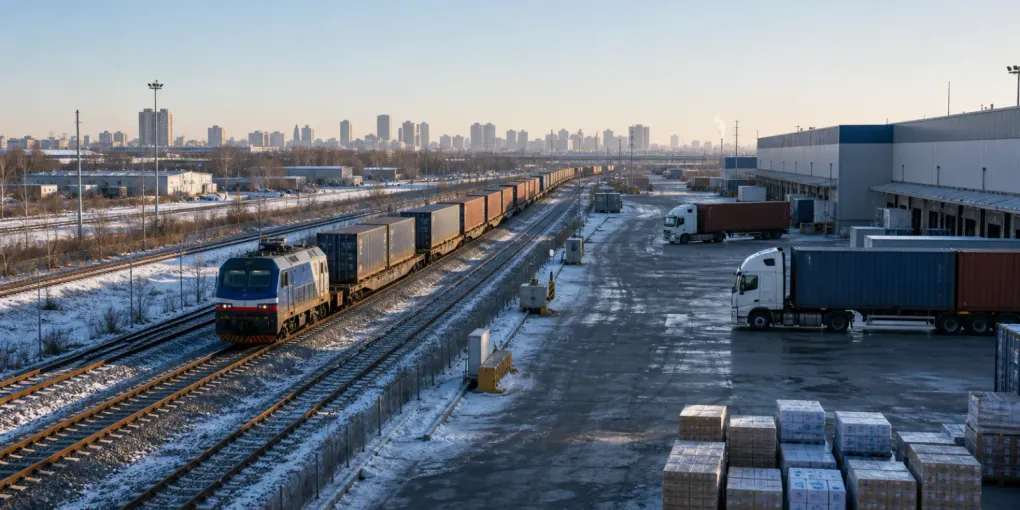 Доставка грузов из Китая в Новосибирск в 2026 году